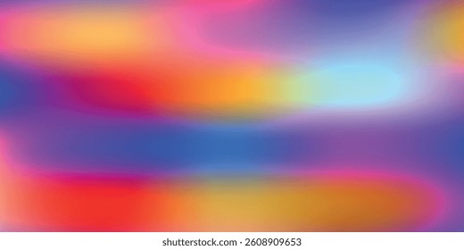 Trendy abstract rainbow blurred background. Smooth watercolor vector illustration for web, template, posters, card, banner. Pastel colors gradient mesh pattern.