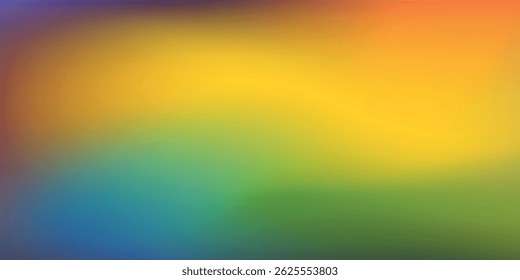 Fondo borroso del arco iris abstracto de moda. Ilustración vectorial lisa de la acuarela para el Web, Plantilla, carteles, tarjeta, Anuncio. Patrón de malla degradada de colores pastel.
