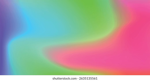 Fondo borroso del arco iris abstracto de moda. Ilustración vectorial lisa de la acuarela para el Web, Plantilla, carteles, tarjeta, Anuncio. Patrón de malla degradada de colores pastel.