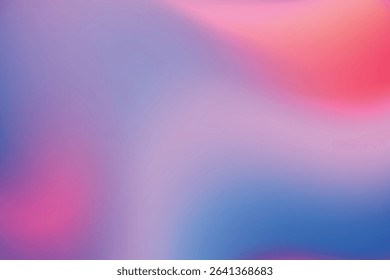 Trendy abstract rainbow blurred background. Smooth gradient vector illustration for web, template, posters, card, banner. Pastel colors mesh pattern.