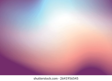 Trendy abstract rainbow blurred background. Smooth gradient vector illustration for web, template, posters, card, banner. Pastel colors mesh pattern.