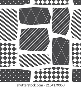 Fondo abstracto y a la moda con elementos geométricos