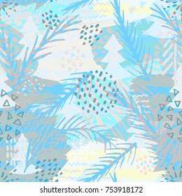 Trendy abstract seamless pattern . Modern abstract design for paper, wallpaper, cover, fabric and other users. Vector illustration