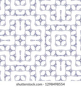 Trendy abstract seamless pattern vector illustration with awesome lines for fashion textile print and wrapping