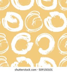 Trendy abstract seamless pattern for wallpaper, fabric, wrapping paper. Hand drawn texture. Stock vector.
