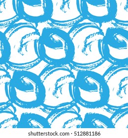 Trendy abstract seamless pattern for wallpaper, fabric, wrapping paper. Hand drawn texture. Stock vector.