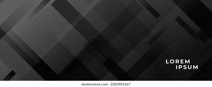 trendy and abstract shapes dark backdrop for header vector