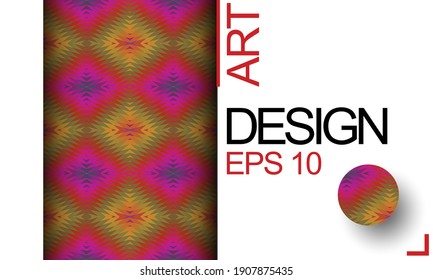 Trendy abstract square art templates with floral and geometric elements. Geometric frame, geometric design, abstract background of modern futuristic graphics with stripes, design, mosaic, bright.