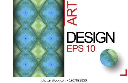 Plantillas de arte cuadrado abstracto de moda con elementos florales y geométricos. Marco geométrico, diseño geométrico, fondo abstracto de gráficos futuristas modernos con rayas, diseño, mosaico, brillante.