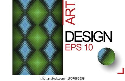 Trendy abstract square art templates with floral and geometric elements. Geometric frame, geometric design, abstract background of modern futuristic graphics with stripes, design, mosaic, bright.