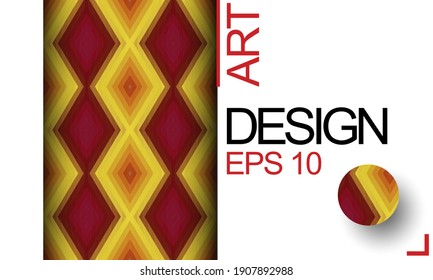 Plantillas de arte cuadrado abstracto de moda con elementos florales y geométricos. Marco geométrico, diseño geométrico, fondo abstracto de gráficos futuristas modernos con rayas, diseño, mosaico, brillante.