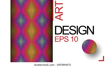 Plantillas de arte cuadrado abstracto de moda con elementos florales y geométricos. Marco geométrico, diseño geométrico, fondo abstracto de gráficos futuristas modernos con rayas, diseño, mosaico, brillante.