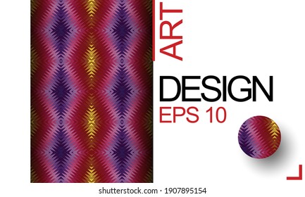 Trendy abstract square art templates with floral and geometric elements. Geometric frame, geometric design, abstract background of modern futuristic graphics with stripes, design, mosaic, bright.