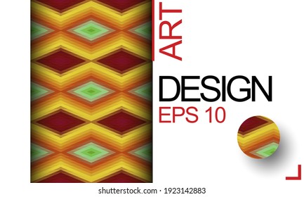 Plantillas de arte cuadrado abstracto de moda con elementos florales y geométricos. Marco geométrico, diseño geométrico, fondo abstracto de gráficos futuristas modernos con rayas, diseño, mosaico, brillante.