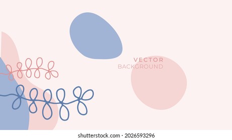 Trendy abstract square art templates with floral and geometric elements. Suitable for social media posts, mobile apps, banners design and web or internet ads. Vector fashion backgrounds