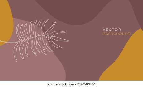 Trendy abstract square art templates with floral and geometric elements. Suitable for social media posts, mobile apps, banners design and web or internet ads. Vector fashion backgrounds