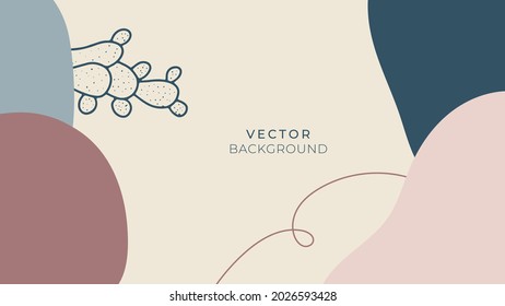 Plantillas de arte cuadrado abstracto de moda con elementos florales y geométricos. Adecuado para publicaciones en medios sociales, aplicaciones móviles, diseños de banners y anuncios web o de internet. Antecedentes de moda vectorial