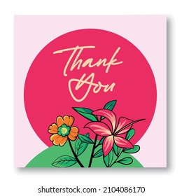 Trendy abstract square art templates with floral and geometric elements