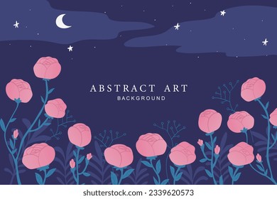 Trendy abstract square art templates. Vector fashion backgrounds.