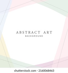 Trendy abstract square art templates Vector fashion backgrounds 