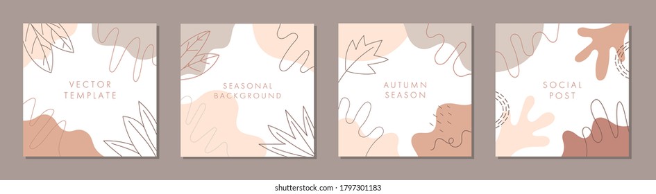 Trendy abstract square template with colorful concept. Able to use for social media posts, mobile apps, banners design, web or internet ads