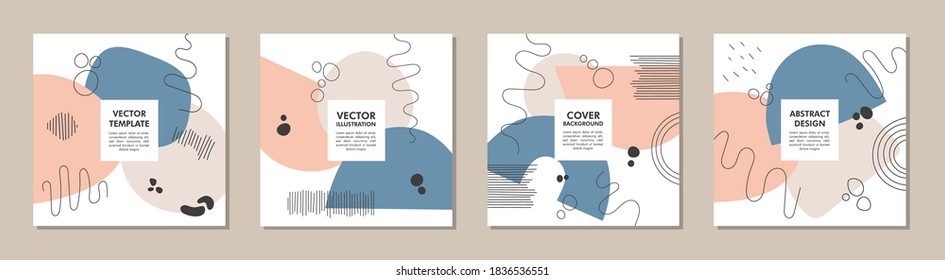 Trendy abstract square template with colorful concept. Able to use for social media posts, mobile apps, banners design, web or internet ads.