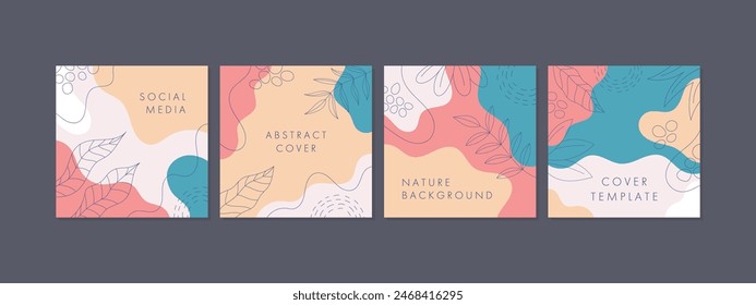 Trendy abstract square template with colorful concept. Able to use for social media posts, mobile apps, banners design, web or internet ads.