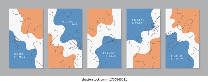 Trendy abstract universal template with colorful concept. Able to use for social media posts, stories, mobile apps, banners design, web or internet ads.