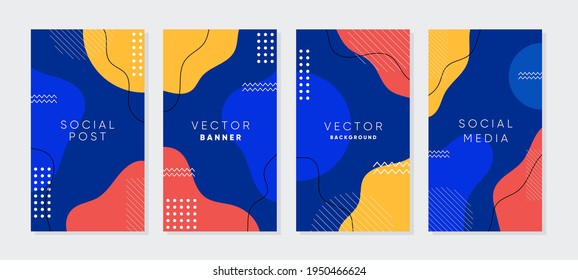 Trendy abstract universal template for promotion sale. Able to use for social media posts, stories, mobile apps, banners design, web or internet ads.