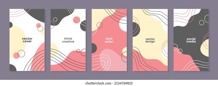 Trendy abstract universal template for social media posts, stories, mobile apps, banners design, web or internet ads.
