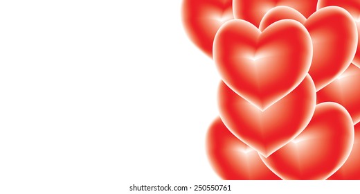 Trendy Abstract Valentine background