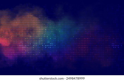 Trendy abstract vector background with cyberpunk retro pattern. Vibe of 80's and 90's style, chaos and artistic futuristic design elements.