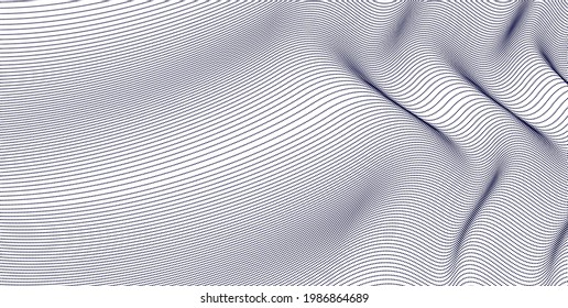 Trendy abstrakter Vektorhintergrund, Illustration zum Thema Wissenschaft und Technik, Anordnung dynamischer Partikel, Vorlage für Banner und Werbung.