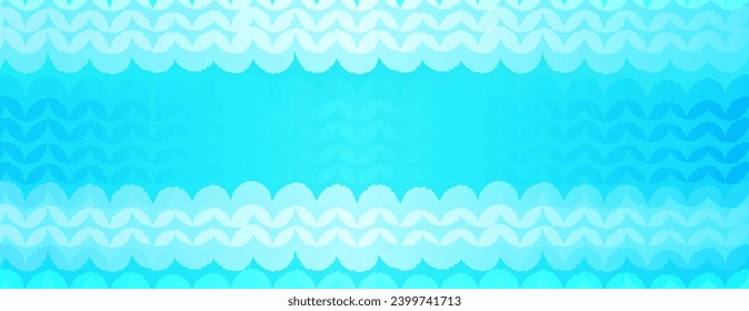 Trendy abstract vector geometric background. Modern color transition blue gradient fon with line wave. Suit for poster, cover, banner, brochure, website, sale, back, border 