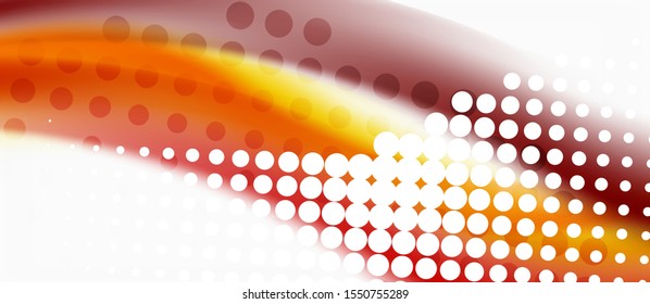 Trendy abstract wave blur pattern, multicolored lines on white background for wallpaper design. Colorful background vector. Modern pattern. Creative vector element.