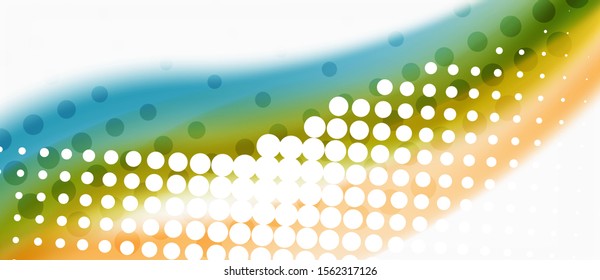 Patrón de onda abstracta de moda, líneas multicolores sobre fondo blanco para el diseño de papel pintado. Vector de fondo colorido. Patrón moderno. Elemento vector creativo.