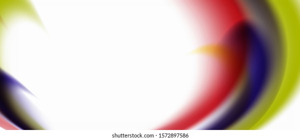 Trendy abstract wave blur pattern, multicolored lines on white background for wallpaper design. Colorful background vector. Modern pattern. Creative vector element.