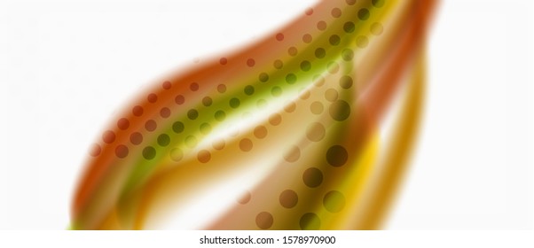 Patrón de onda abstracta de moda, líneas multicolores sobre fondo blanco para el diseño de papel pintado. Vector de fondo colorido. Patrón moderno. Elemento vector creativo.