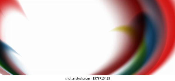 Patrón de onda abstracta de moda, líneas multicolores sobre fondo blanco para el diseño de papel pintado. Vector de fondo colorido. Patrón moderno. Elemento vector creativo.