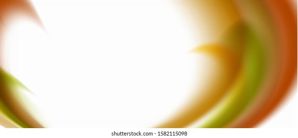 Trendy abstract wave blur pattern, multicolored lines on white background for wallpaper design. Colorful background vector. Modern pattern. Creative vector element.