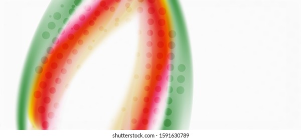 Trendy abstract wave blur pattern, multicolored lines on white background for wallpaper design. Colorful background vector. Modern pattern. Creative vector element.