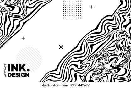 Trendy abstract wavy backgrounds. Seamless striped patterns. Geometry optical effects. Fashion print for textile and fabric. Diagonal;vertical;deformed lines and ripples