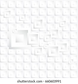 Trendy abstract white background, seamless pattern