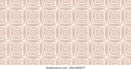 Trendy aesthetic abstract seamless pattern with geometric print. Minimalistic Organic brush stroke, ink texture. Simple design for wallpaper, textile, wrapping, packing, fabric, branding, decoration.