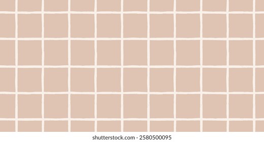 Trendy aesthetic abstract seamless pattern with geometric print. Minimalistic Organic brush stroke, ink texture. Simple design for wallpaper, textile, wrapping, packing, fabric, branding, decoration.