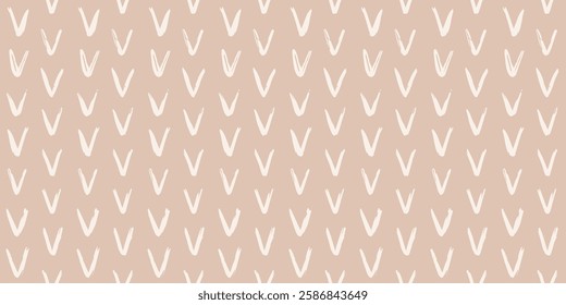 Trendy aesthetic abstract seamless pattern with geometric print. Minimalistic Organic brush stroke, ink texture. Simple design for wallpaper, textile, wrapping, packing, fabric, branding, decoration.