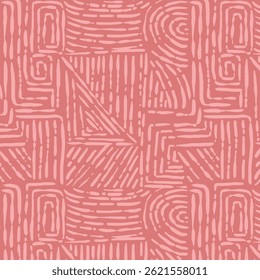 Modelo inconsútil abstracto estético de moda con la impresión geométrica. Pincelada orgánica minimalista, textura de tinta. Diseño simple para el Fondo de pantalla, materia textil, envoltura, embalaje, tela, marca, decoración.
