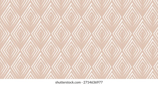 Trendy aesthetic abstract seamless pattern with geometric print. Minimalistic Organic brush stroke, ink texture. Simple design for wallpaper, textile, wrapping, packing, fabric, branding, decoration.