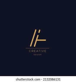 Alfabeto moderno Un icono del logotipo de la letra inicial