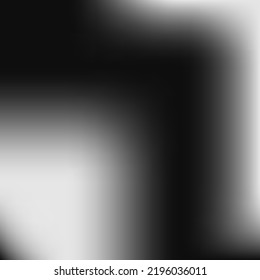 Malla de degradado metálico vacía de aluminio de moda. Acuarela Textura Gris Gris Mínimo Borrosa. Fondo de gradiente suave metálico digital oscuro. Vector Monocromo Papel de fondo negro líquido borroso.
